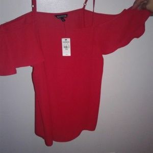 Express off the shoulders shirt